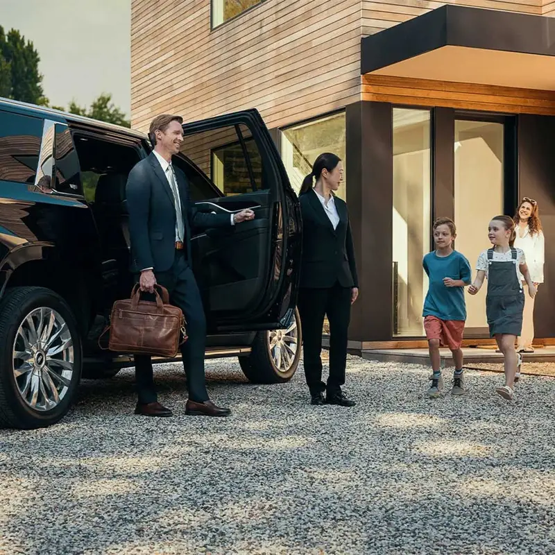 Door to door luxury car service